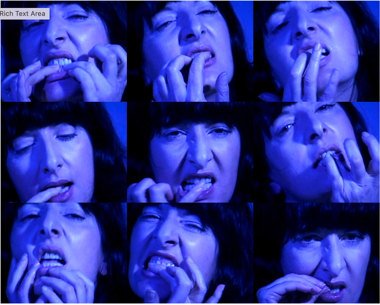 Marina Abramović, Blue Marina 2, 1998-2025