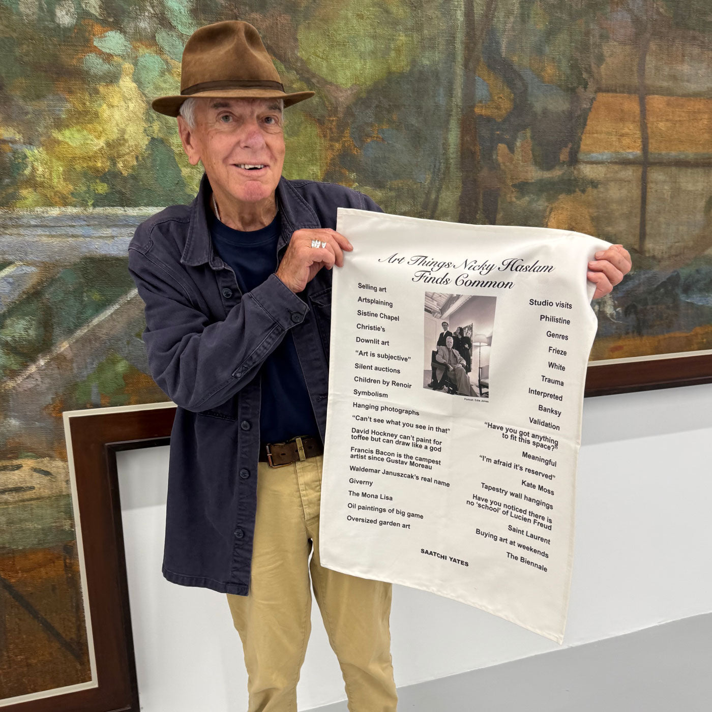 Arts Things Nicky Haslam Finds Common Tea Towel