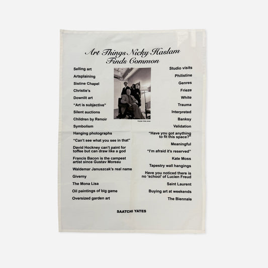 Arts Things Nicky Haslam Finds Common Tea Towel